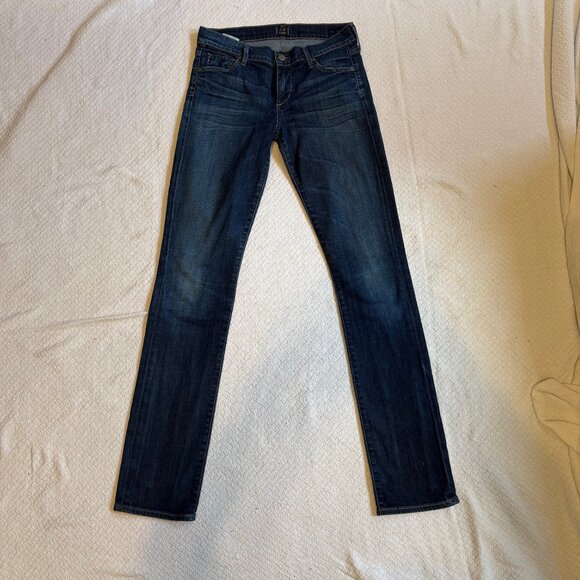 Citizens Of Humanity Denim - Citizens of Humanity Ava Low Rise Straight Leg Jeans Dark Wash 28 EUC